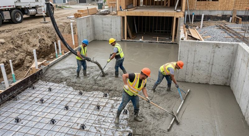 Basement Concrete Installation in Aptos, CA