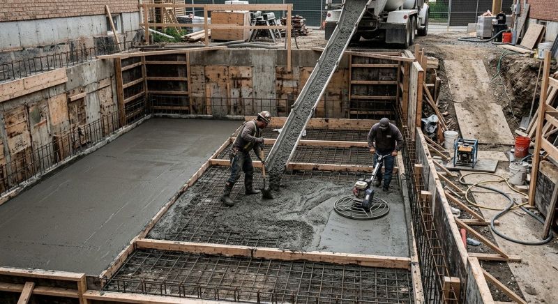 Basement Concrete Installation in Salinas, CA