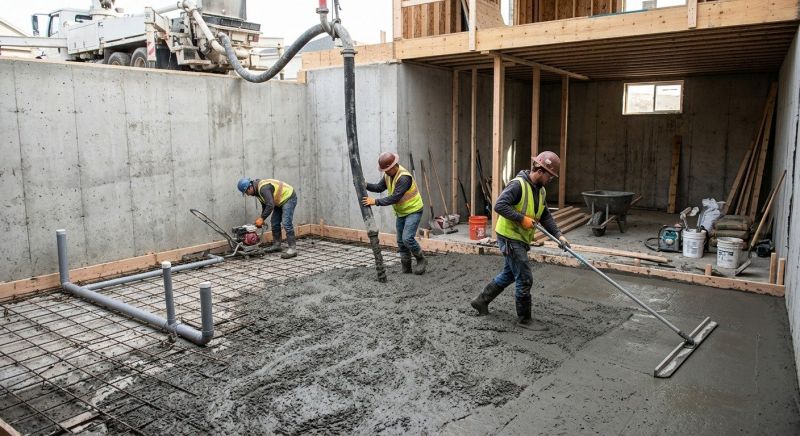 Basement Concrete Installation in Watsonville, CA