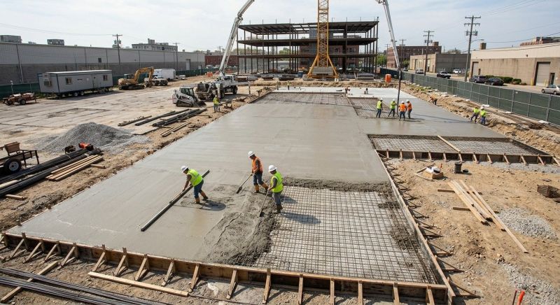 Commercial Slab Construction in Morgan Hill, CA