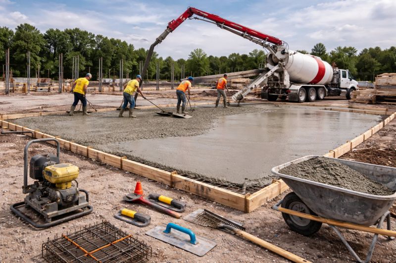 Commercial Slab Construction in Morgan Hill, CA