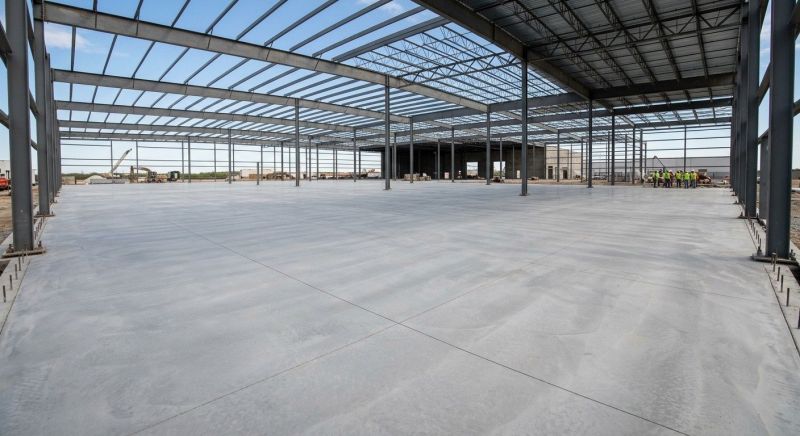 Commercial Slab Installation in Gilroy, CA