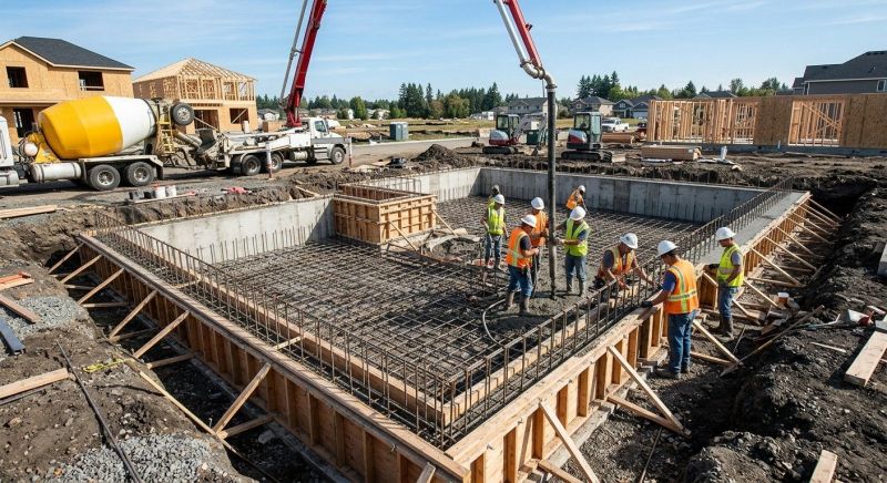 Concrete Foundation Installation in Seaside, CA