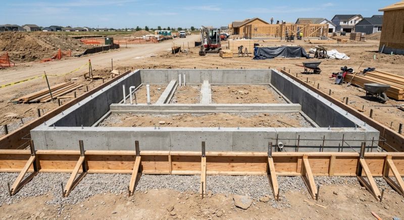 Foundation Construction in San Juan Bautista, CA