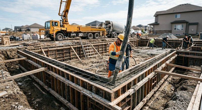 Foundation Wall Pouring in Hollister, CA