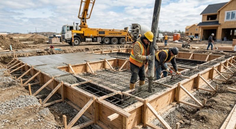 Foundation Wall Pouring in Santa Cruz County, CA