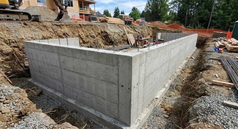 Foundation Wall Pouring in Santa Cruz County, CA