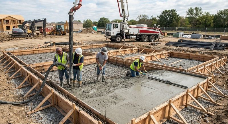 Foundation Wall Pouring in Seaside, CA